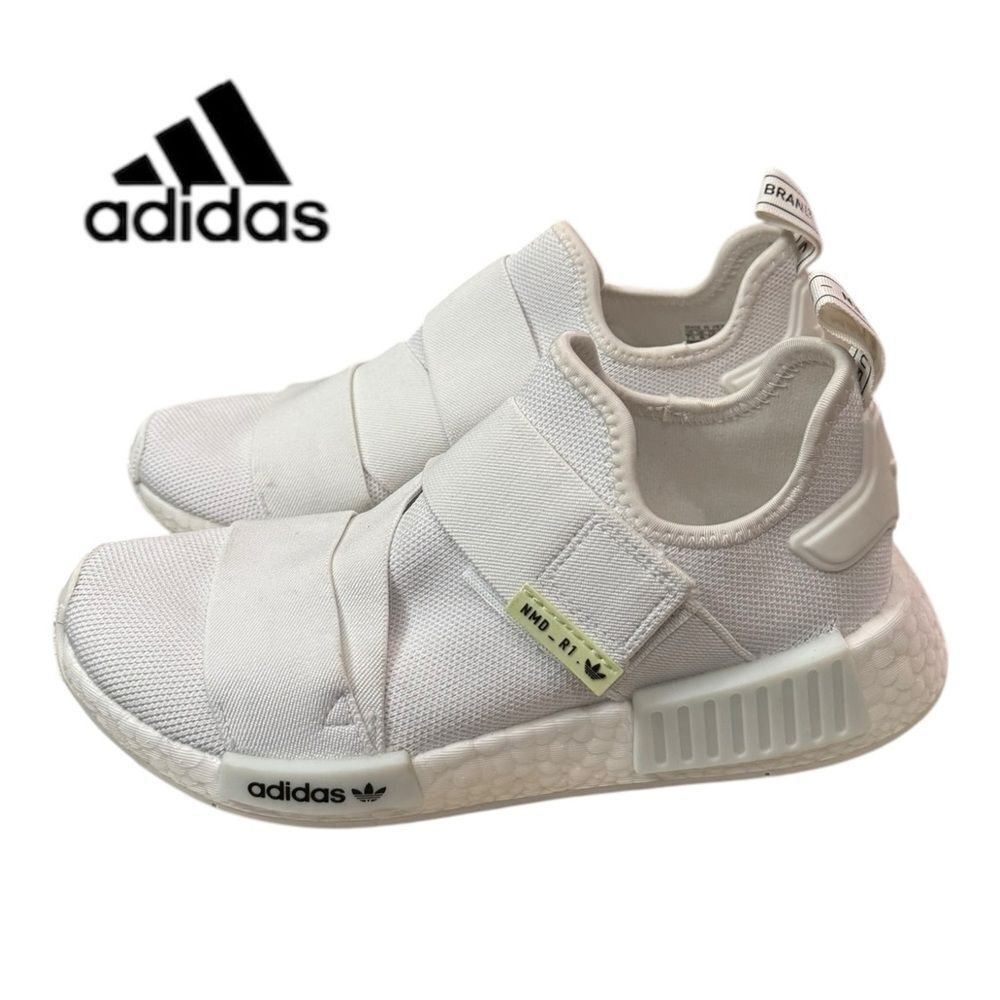 Adidas Originals Women's NMD_R1 White Tennis Shoes Sneakers 7.5